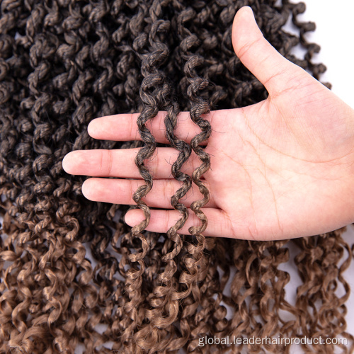 Senegalese Twist Crochet Hair Ombre Braid Pre Twisted Senegalese Curly Synthetic Hair Factory